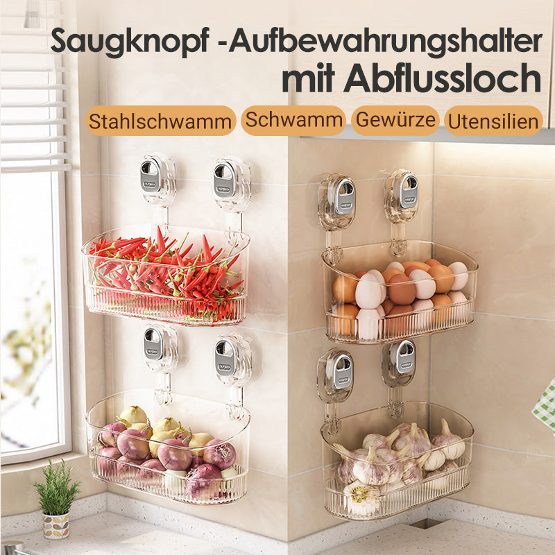 Wandmontiertes Aufbewahrungsregal Für Müllbeutel & Folien – 4 Stück, Einfache Klebemontage, Platzsparend, Grau, Für Küche & Haushalt