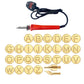 🔥Befristete Aktion✉️26 Alphabetische Kupferform - DIY Holzverbrennung/Schnitzset