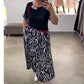 Lässiges Patchwork-Kleid für Frauen