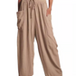 💃 50% Rabatt🔥Freizeithose aus Leinen mit weitem Bein für Damen👖
