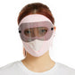 Atmungsaktive Ice-Silk-Sonnenmaske mit langem Hals und vollständiger Gesichtsabdeckung