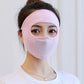 Atmungsaktive Ice-Silk-Sonnenmaske mit langem Hals und vollständiger Gesichtsabdeckung