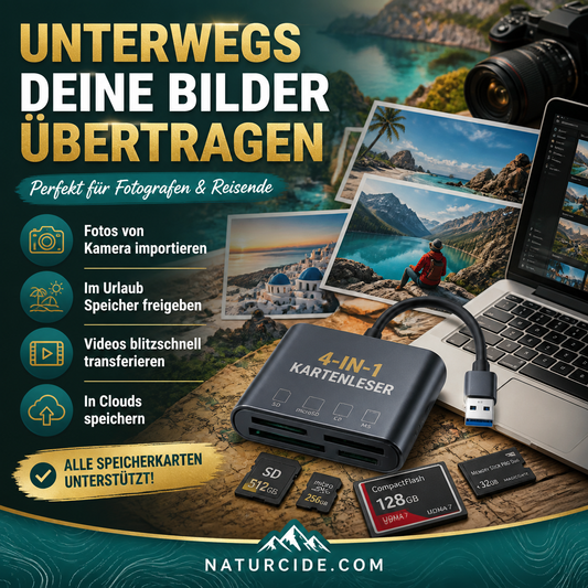 3-in-1 USB-C Speicherkartenleser