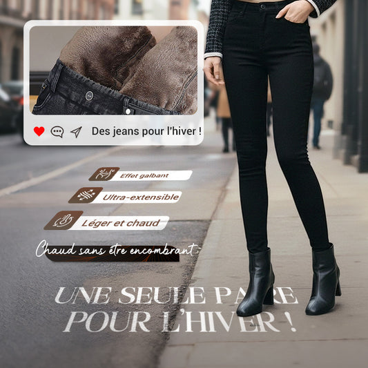 👖 60 % RABATT! ✨ WARME SKINNY-JEANS – Hohe Taille & Stretchmaterial, optimaler Tragekomfort für den Winter, trendiger Stil für den Alltag und Ausgehen ❄️💃