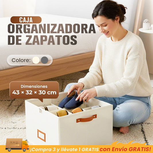 👟 Begrenzte Zeit – 50 % RABATT! 💥 Schuh-Organizer aus Stoff – platzsparende Aufbewahrungsbox – für bis zu 12 Paar Schuhe – ideal für Kleiderschränke, Flure & Reisen – schützt vor Staub & Schmutz