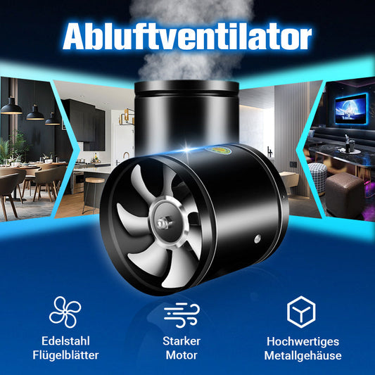 Starker Haushalts-Saugventilator für Rohre