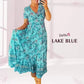 💃 49% Rabatt🔥 Kuscheliges Blumenkleid Mit V-Ausschnitt🌷