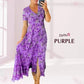 💃 49% Rabatt🔥 Kuscheliges Blumenkleid Mit V-Ausschnitt🌷