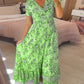 💃 49% Rabatt🔥 Kuscheliges Blumenkleid Mit V-Ausschnitt🌷