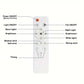 🔥ZOMERVERKOOP 49% UIT🔥 2-IN-1 PORTABLE CEILING FAN & LIGHT met afstandsbediening