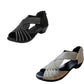 👡Damen Retro-Sandalen mit dickem Absatz und offenen Zehen