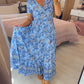💃 49% Rabatt🔥 Kuscheliges Blumenkleid Mit V-Ausschnitt🌷