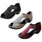 👡Damen Retro-Sandalen mit dickem Absatz und offenen Zehen