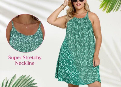 💥Unsere Sommer-Bestseller sind da!💥Bedrucktes Camisole-Kleid mit Blumenmuster