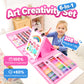 🎨 50% RABATT JETZT! ✨ Deluxe 6-in-1 Kreativ-Kunstset - Enthält Malwerkzeuge & 12 Farben für die Entwicklung kindlicher Fantasie 🧑‍🎨🌟