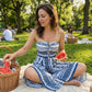 ✨ Damen Jumpsuit schulterfrei floral im Boho-Stil – Eleganter Sommer-Overall mit Bardot-Ausschnitt – Fließend, leicht & perfekt für Festivals, Strand oder romantische Sommerabende 🌸