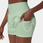 ✨️  2025 Hot Sale 49% OFF 🥰  2-in-1 Yoga Shorts mit hoher Taille und Seitentaschen
