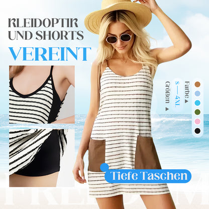 🔥2025 SOMMER NEUE ART 50% RABATT🎁Damen ärmelloses Sommerkleid mit Shorts