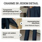 Damen-Zweiteiler: Charmantes asymmetrisches Top & Hose mit weitem Bein
