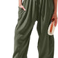 💃 50% Rabatt🔥Freizeithose aus Leinen mit weitem Bein für Damen👖