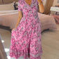 💃 49% Rabatt🔥 Kuscheliges Blumenkleid Mit V-Ausschnitt🌷