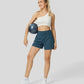 ✨️  2025 Hot Sale 49% OFF 🥰  2-in-1 Yoga Shorts mit hoher Taille und Seitentaschen