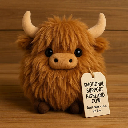 🎅Weihnachtsvorverkauf 50 % RABATT🎁Plüschtier Highland Cow zur emotionalen Unterstützung🎉