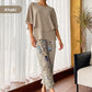💃✨Damen-Zweiteiler: Bedruckte Hose & Oberteil mit Rundhalsausschnitt
