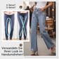 🔥Jeans mit Strassbesatz und geradem Bein