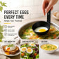 🛍️ 50 % Rabatt – Hängendes Eierpochier-Set aus Silikon/Edelstahl – für weiche & hartgekochte Eier, spülmaschinenfest & hitzebeständig 🍳