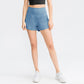 ✨️  2025 Hot Sale 49% OFF 🥰  2-in-1 Yoga Shorts mit hoher Taille und Seitentaschen
