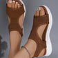 🎉 Halbpreis-Party! 🌺Bequeme atmungsaktive flache Sandalen mit offener Zehe für Damen im Sommer