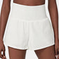 ✨️  2025 Hot Sale 49% OFF 🥰  2-in-1 Yoga Shorts mit hoher Taille und Seitentaschen