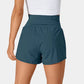 ✨️  2025 Hot Sale 49% OFF 🥰  2-in-1 Yoga Shorts mit hoher Taille und Seitentaschen