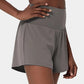 ✨️  2025 Hot Sale 49% OFF 🥰  2-in-1 Yoga Shorts mit hoher Taille und Seitentaschen