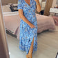 💃 49% Rabatt🔥 Kuscheliges Blumenkleid Mit V-Ausschnitt🌷
