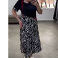 Lässiges Patchwork-Kleid für Frauen