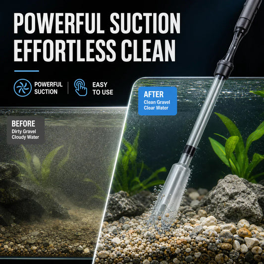 50 % Rabatt 🔥 Elektrischer Aquarienkiesreiniger