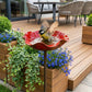 💖🎁 Geschenke zum Muttertag 2026 mit 49 % Rabatt 🎁Handgefertigter Metall-Gartenstecker mit Blume und Vogel 🐦