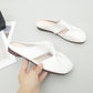 👣Flache Pantoletten im Ausgeschnittenes Design