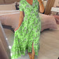 💃 49% Rabatt🔥 Kuscheliges Blumenkleid Mit V-Ausschnitt🌷