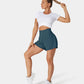 ✨️  2025 Hot Sale 49% OFF 🥰  2-in-1 Yoga Shorts mit hoher Taille und Seitentaschen