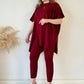 ✨Beliebtes Produkt✨Zweiteiliges Set aus Stretch-Strick für Damen (Oberteil + Hose)