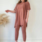 ✨Beliebtes Produkt✨Zweiteiliges Set aus Stretch-Strick für Damen (Oberteil + Hose)