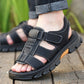 🔥50% RABATT🔥Hochwertige Freizeitsandalen aus Leder für Herren 【Rutschfest, Fußmassage】