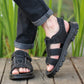 🔥50% RABATT🔥Hochwertige Freizeitsandalen aus Leder für Herren 【Rutschfest, Fußmassage】