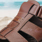 🔥50% RABATT🔥Hochwertige Freizeitsandalen aus Leder für Herren 【Rutschfest, Fußmassage】