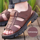🔥50% RABATT🔥Hochwertige Freizeitsandalen aus Leder für Herren 【Rutschfest, Fußmassage】