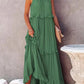 🌸Sommer Casual Ärmellos Riemchen Rückenfrei Volants Kleid