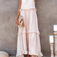 🌸Sommer Casual Ärmellos Riemchen Rückenfrei Volants Kleid